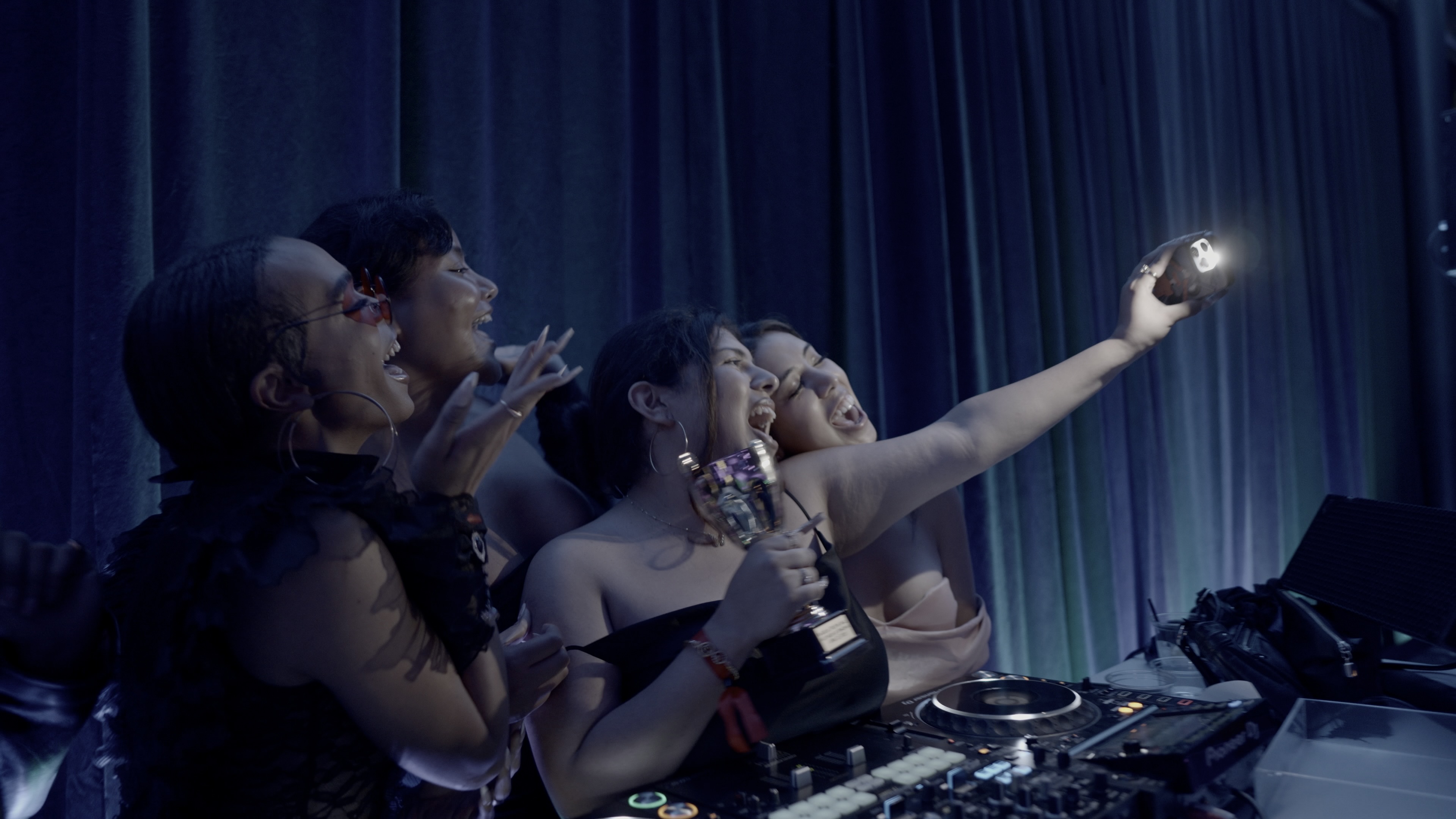 Avarii celebrating with her community