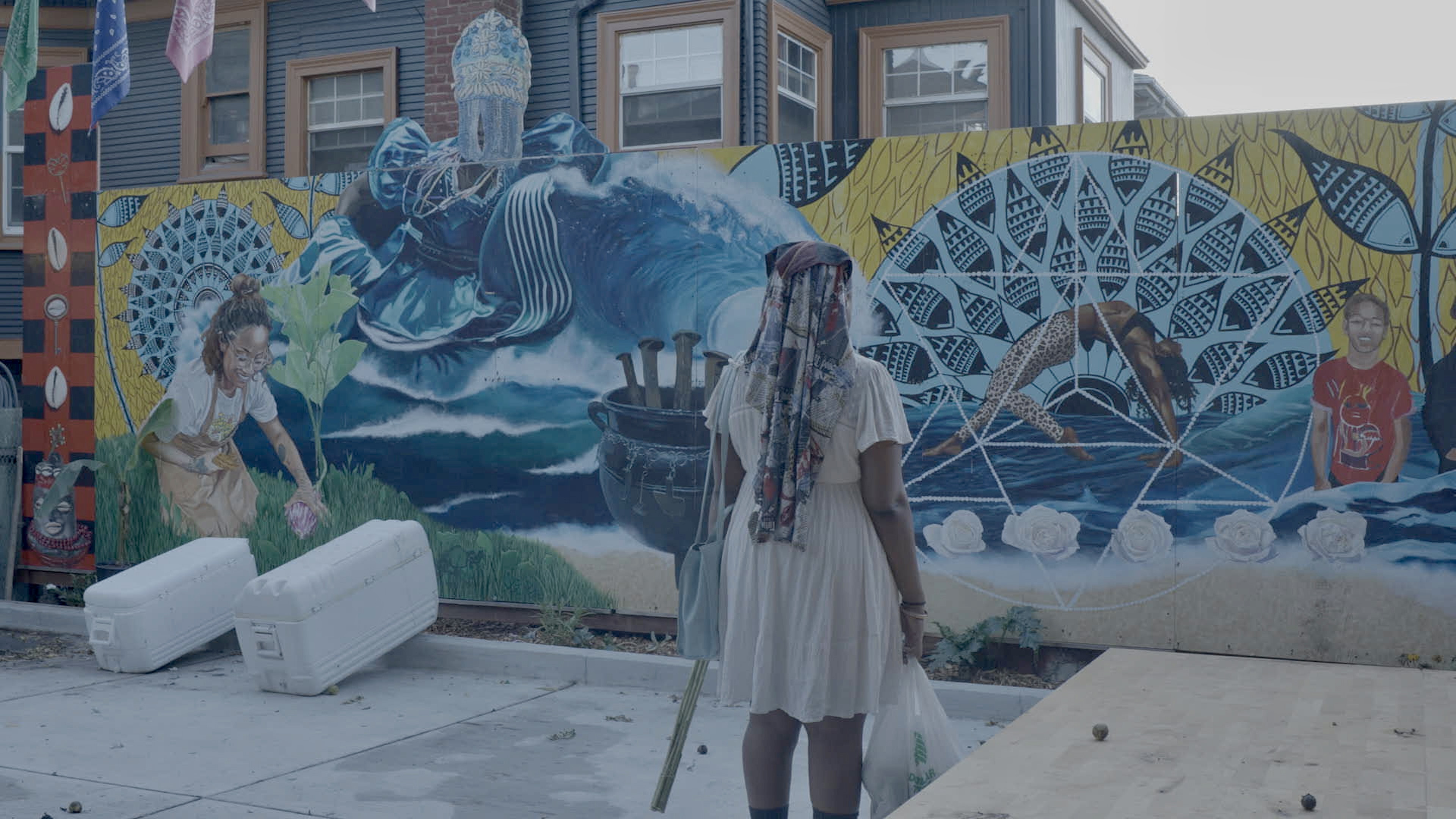 Nikkita at Santeria mural